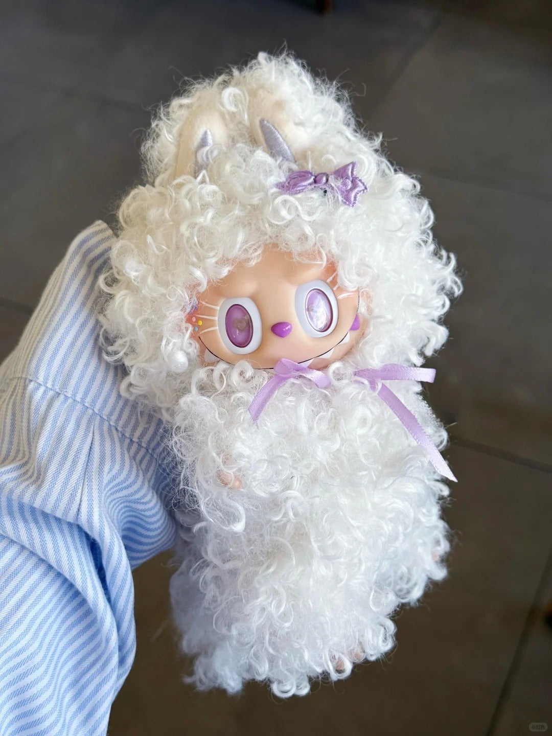 Original Design- Baby Curly Sheep 3 Colors | Handmade Modification labubu Doll