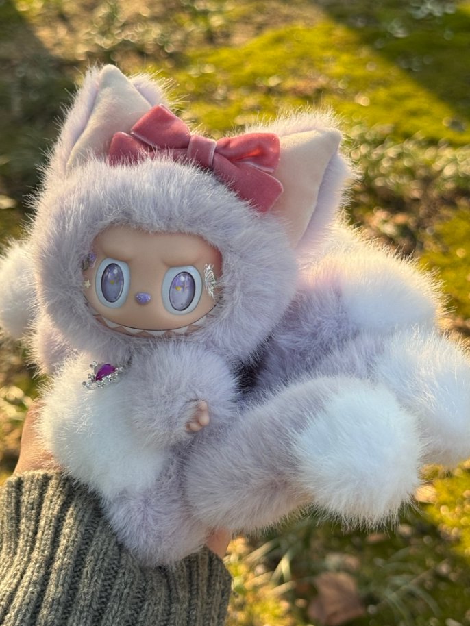 Original Design- Nine-Tailed Fox-7 colors|Handmade Modification labubu Doll