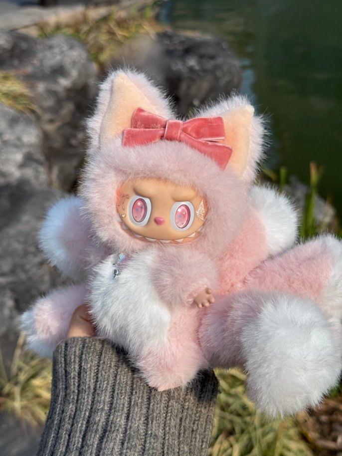 Original Design- Nine-Tailed Fox-7 colors|Handmade Modification labubu Doll