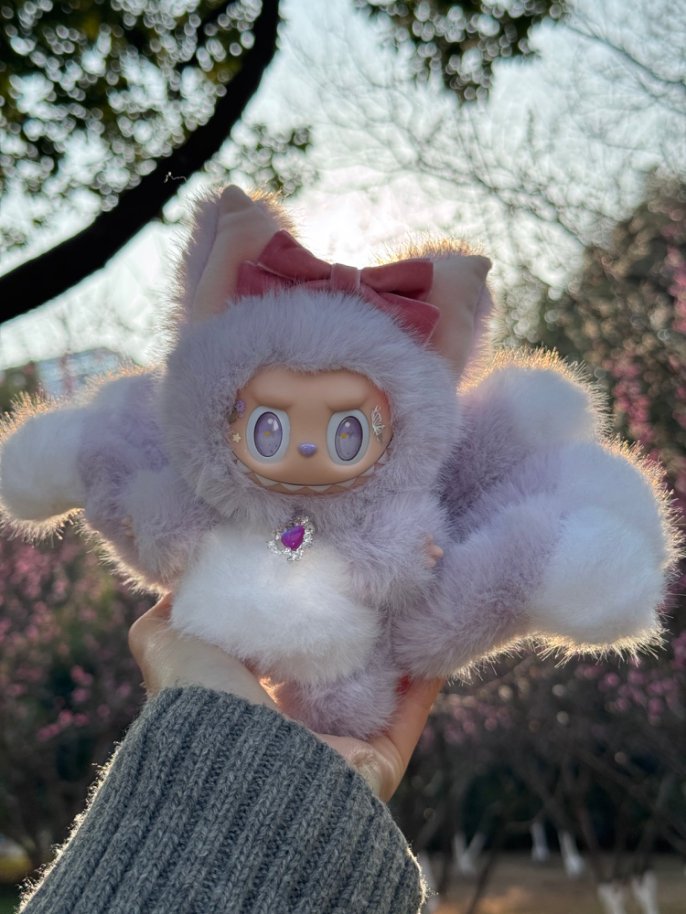 Original Design- Nine-Tailed Fox-7 colors|Handmade Modification labubu Doll