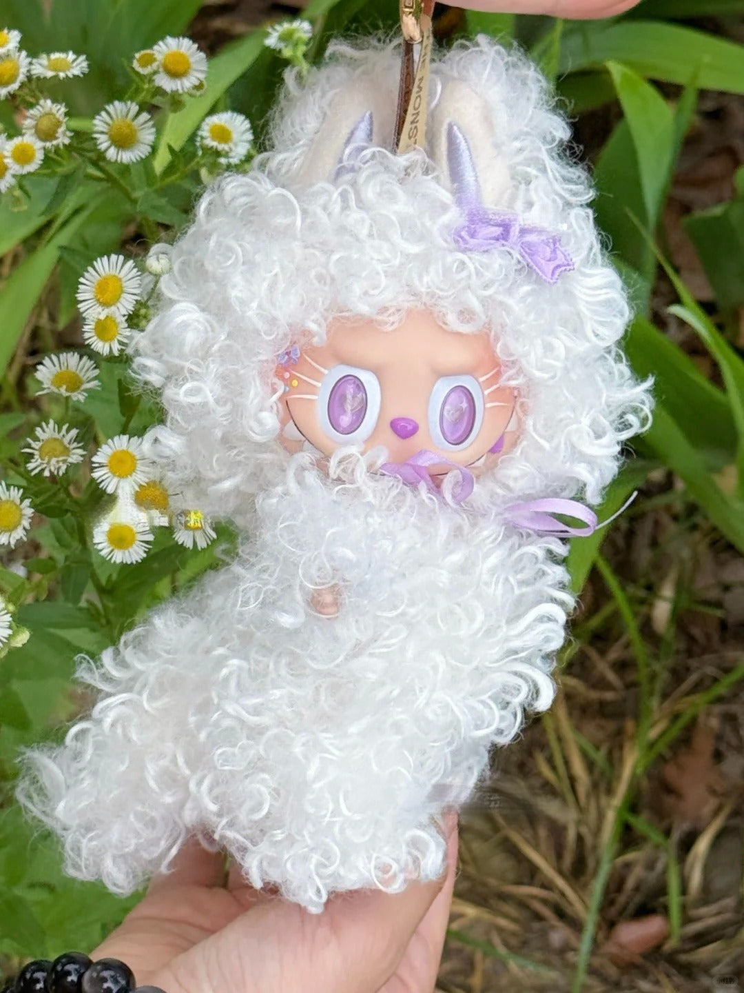 Original Design- Baby Curly Sheep 3 Colors | Handmade Modification labubu Doll