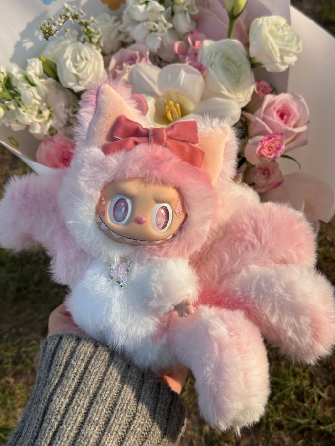 Original Design- Nine-Tailed Fox-7 colors|Handmade Modification labubu Doll