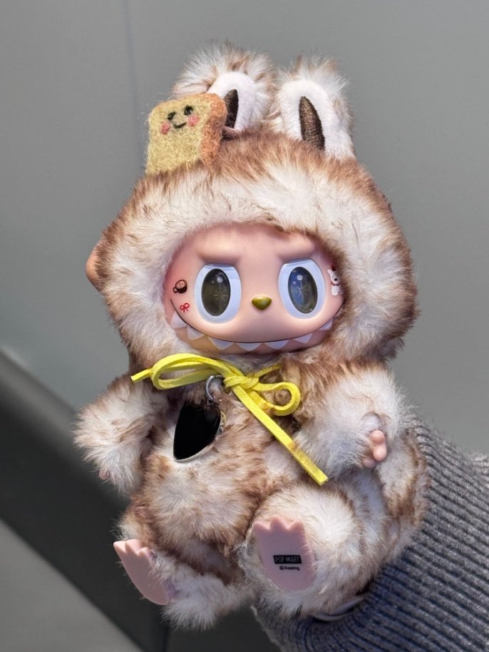 Original Design- Caramel Toast V1&V2|Handmade Modification labubu Doll