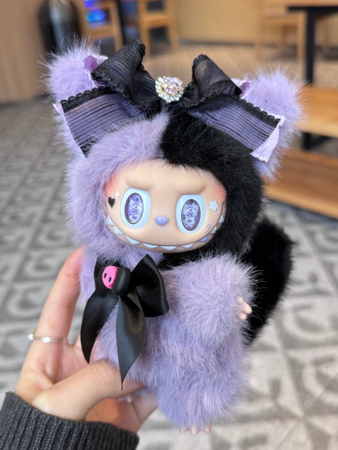 Original Design- Super Kuromi|Handmade Modification labubu Doll