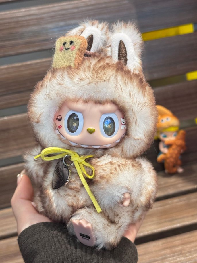 Original Design- Caramel Toast V1&V2|Handmade Modification labubu Doll