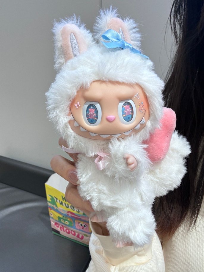 Original Design- Cream Puff Bear Bear Series |Handmade Modification labubu Doll