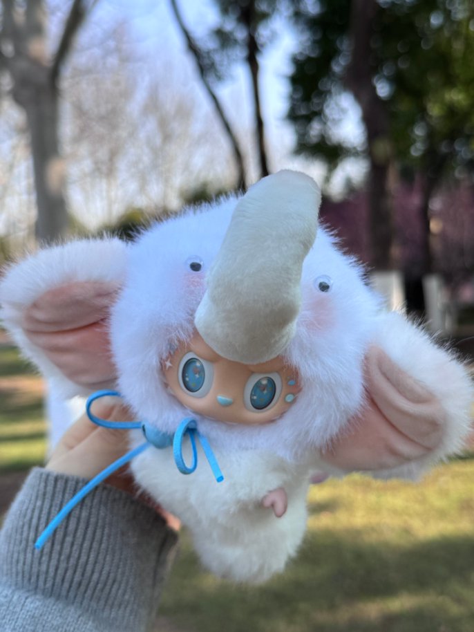 Original Design- Baby Elephant|Handmade Modification labubu Doll
