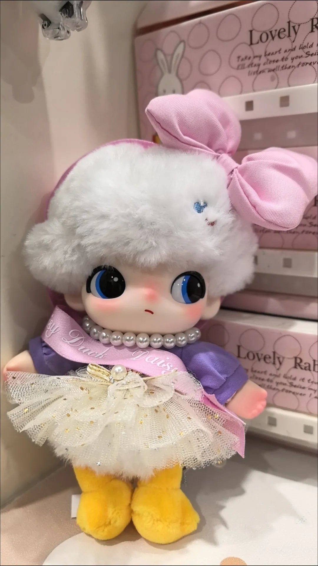 Doll Pearl Necklace Accessories Decorations