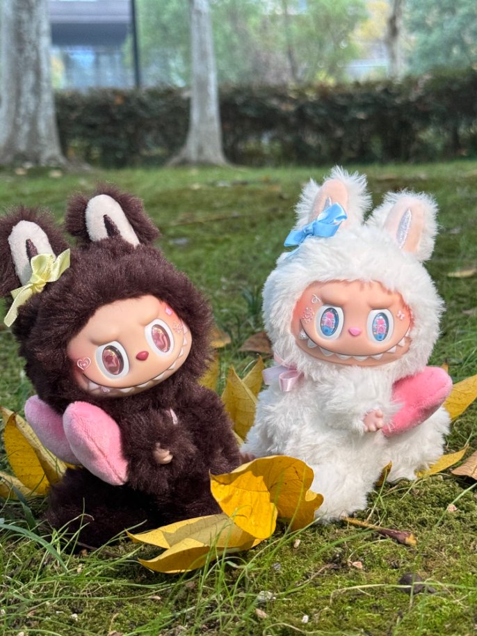 Original Design- Cream Puff Bear Bear Series |Handmade Modification labubu Doll