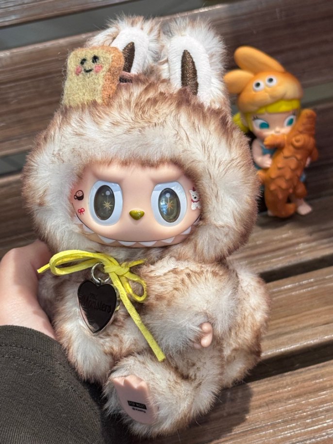 Original Design- Caramel Toast V1&V2|Handmade Modification labubu Doll