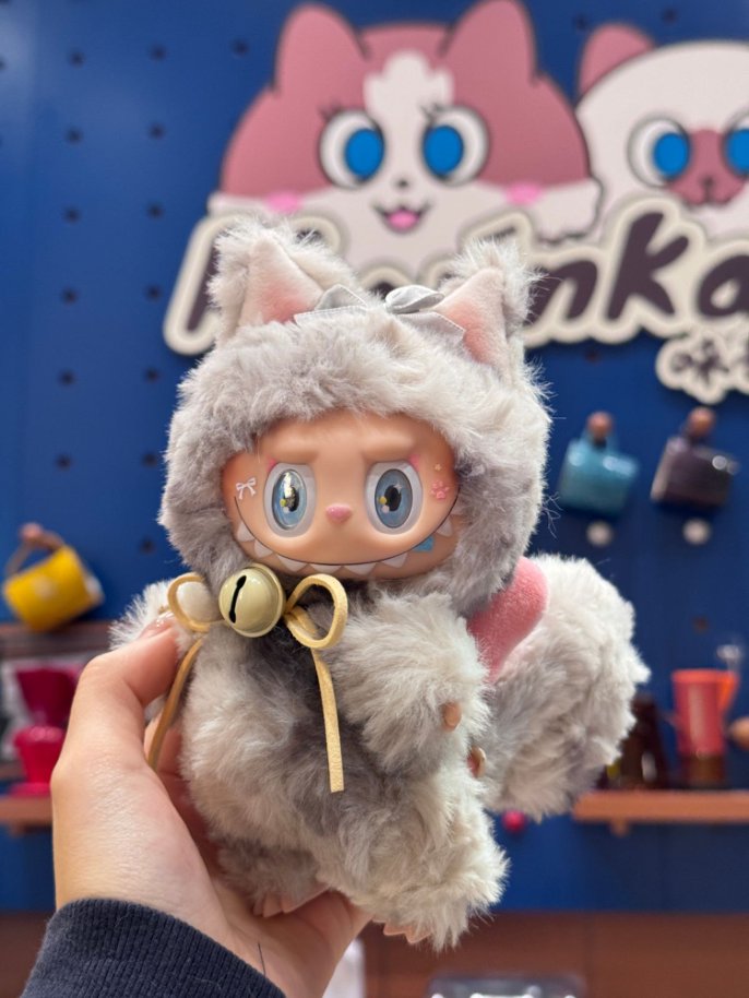 Original Design- Maine Coon Cat|Handmade Modification labubu Doll