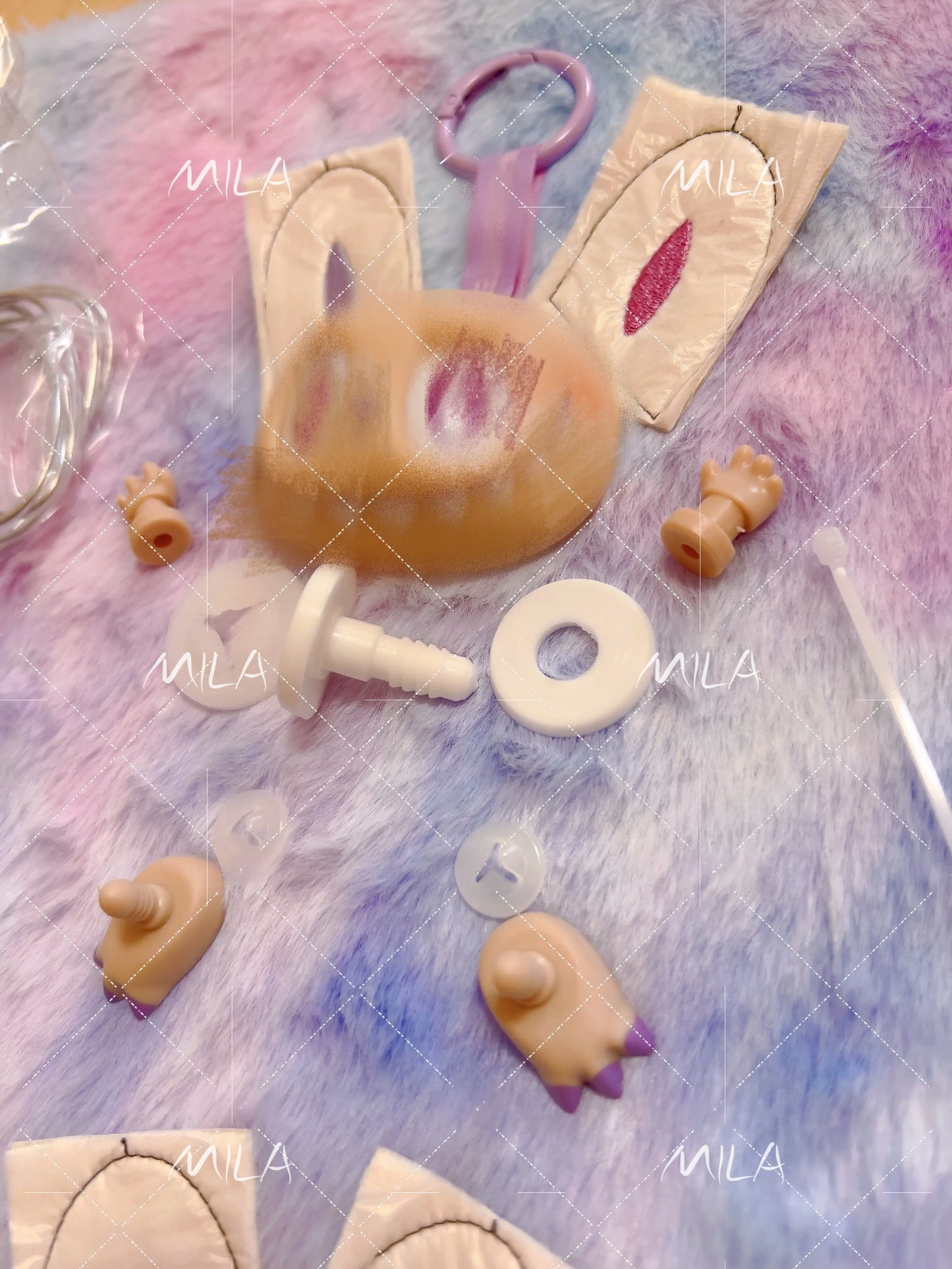 Labubu LUCK-The Monster 3.0 'BIG INTO ENERGY' DIY Resin Craft Kit - Complete Starter Set, Handmade Mold, Resin, Paints & Tools (Fan Art Inspired)