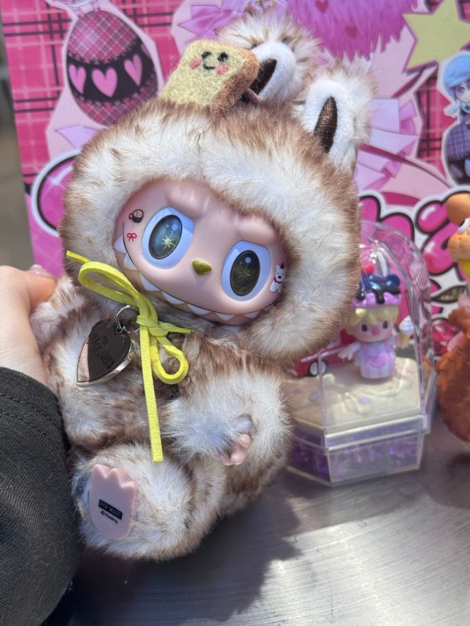 Original Design- Caramel Toast V1&V2|Handmade Modification labubu Doll