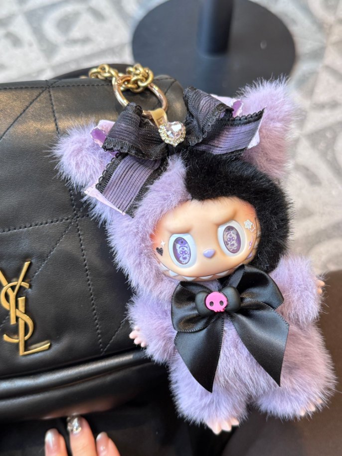 Original Design- Super Kuromi|Handmade Modification labubu Doll