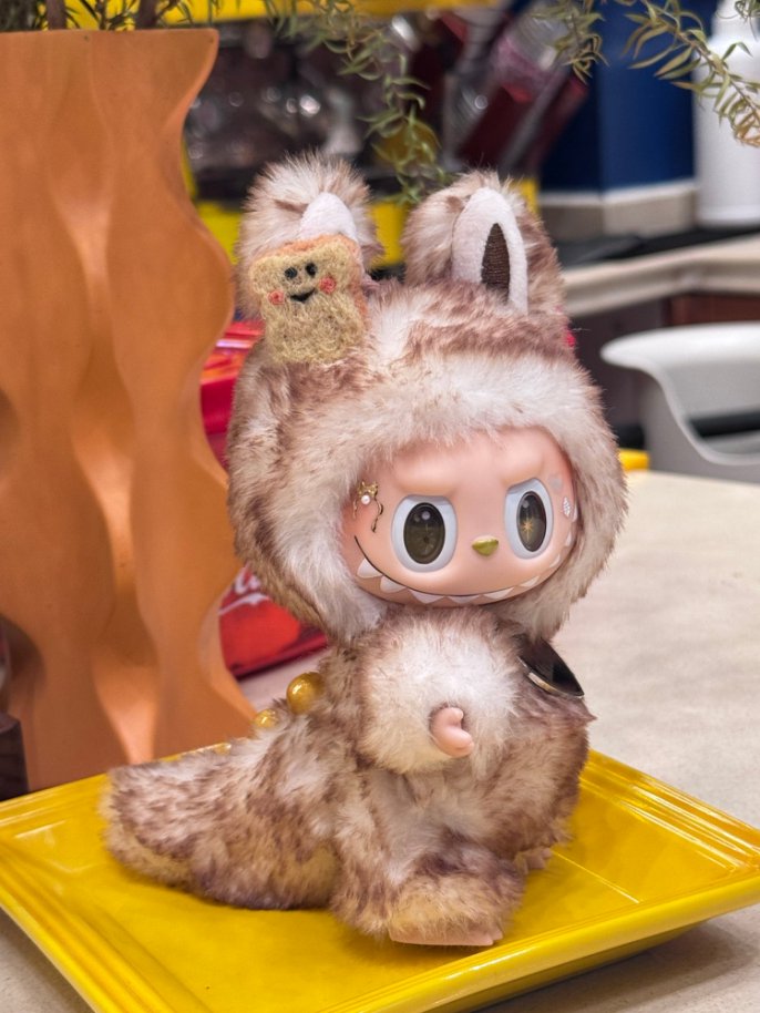 Original Design- Caramel Toast V1&V2|Handmade Modification labubu Doll