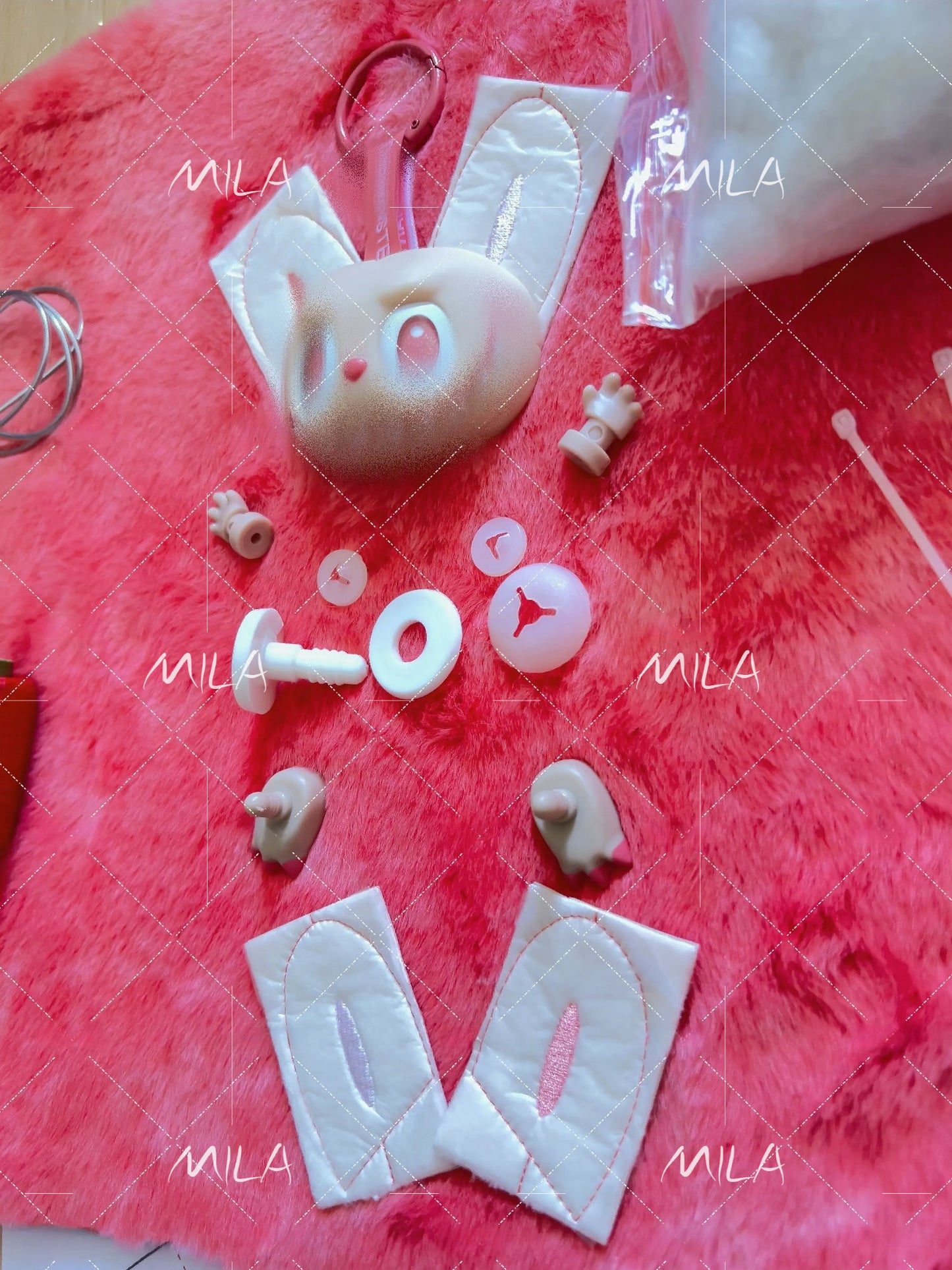 Labubu LOVE-The Monster 3.0 'BIG INTO ENERGY' DIY Resin Craft Kit - Complete Starter Set, Handmade Mold, Resin, Paints & Tools (Fan Art Inspired)