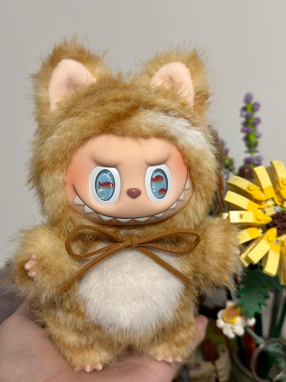 Original Design- Kitties love fish | Handmade Modification labubu Doll