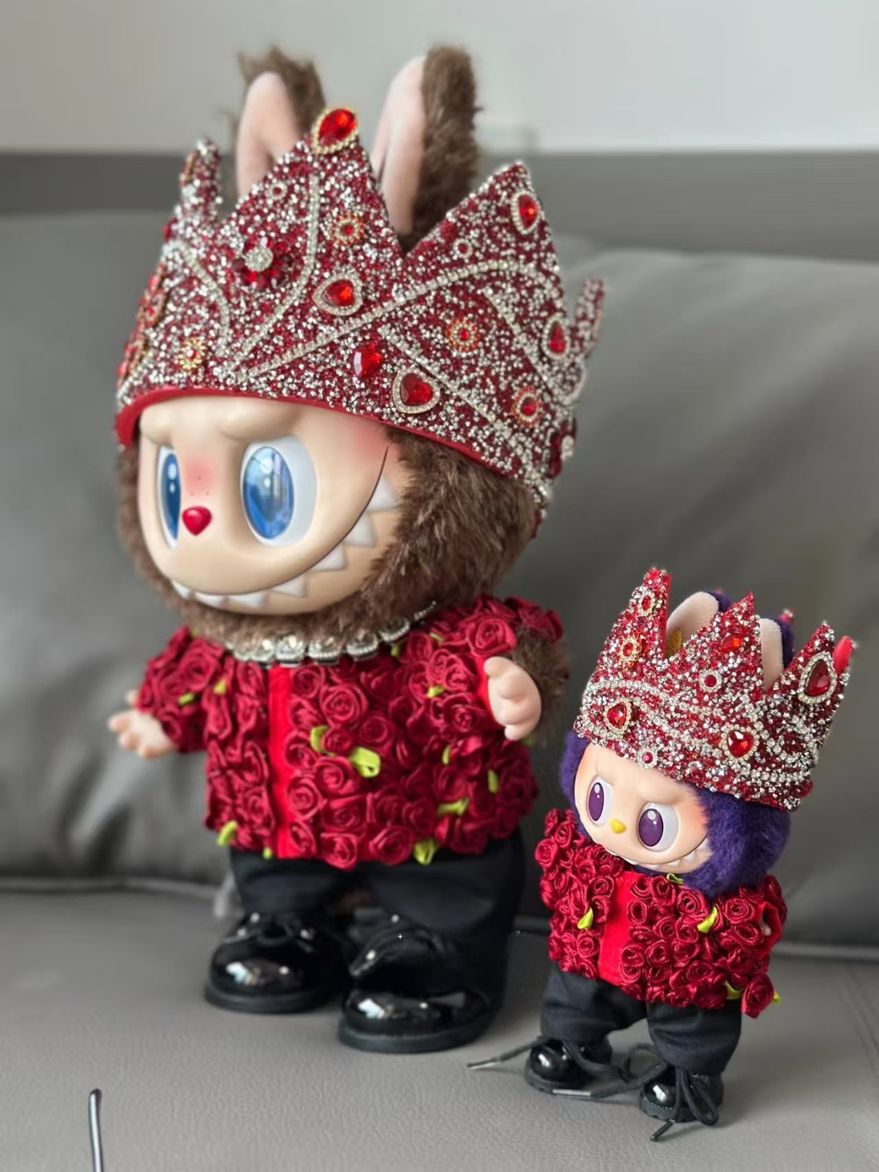 Red Rose Set Universal Clothes GD Same Style Joint Crown Clothes（Doll not included）