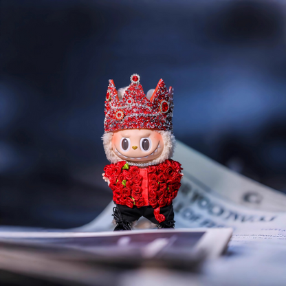 Red Rose Set Universal Clothes GD Same Style Joint Crown Clothes（Doll not included）