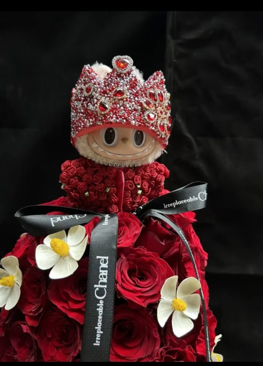 Red Rose Set Universal Clothes GD Same Style Joint Crown Clothes（Doll not included）