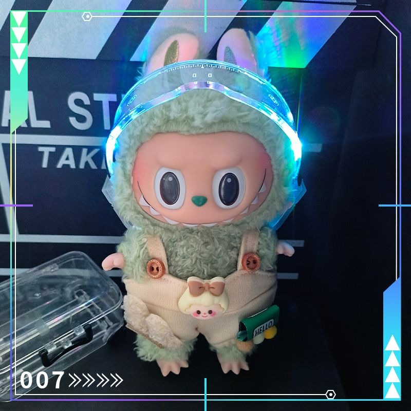 Cyber glasses colorful luminous laser goggles accessories（Doll not included）