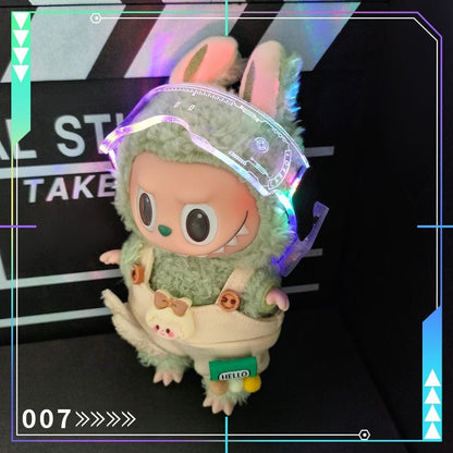 Cyber glasses colorful luminous laser goggles accessories（Doll not included）