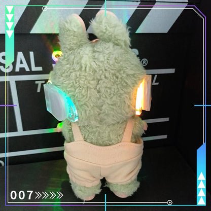 Cyber glasses colorful luminous laser goggles accessories（Doll not included）