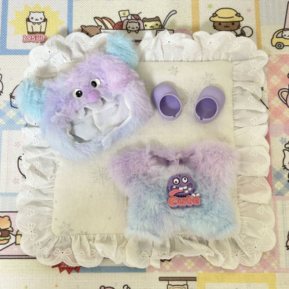 Gradient perilla color baby clothes（Doll not included）