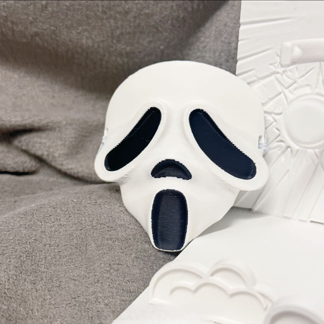 Doll Halloween Screaming mask, Ah Zu（Doll not included）
