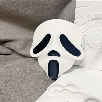 Doll Halloween Screaming mask, Ah Zu（Doll not included）