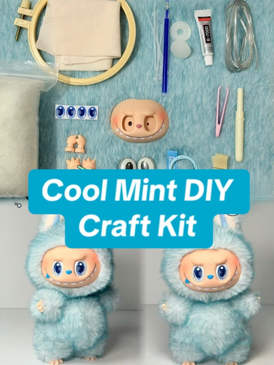 Cool Mint- DIY Craft Kit - Complete Starter Set, Handmade Mold, Resin, Paints & Tools (Fan Art Inspired)
