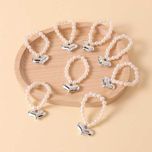Doll Pearl Necklace Accessories Decorations
