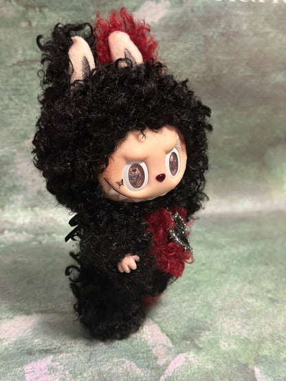 Original Design- Curly Hair Collection 7 colors |Handmade Modification labubu Doll