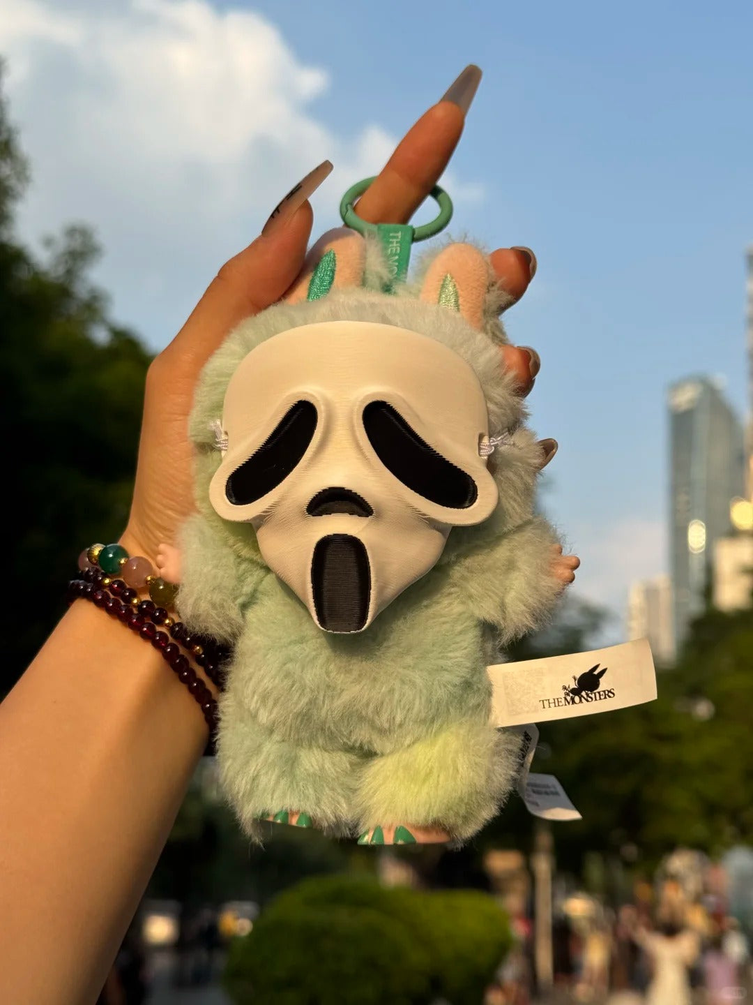 Doll Halloween Screaming mask, Ah Zu（Doll not included）