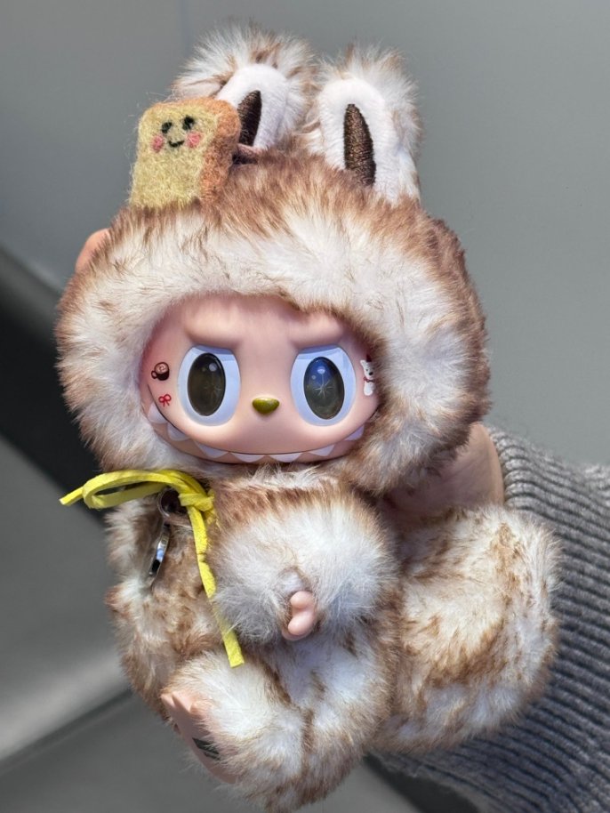 Original Design- Caramel Toast V1&V2|Handmade Modification labubu Doll