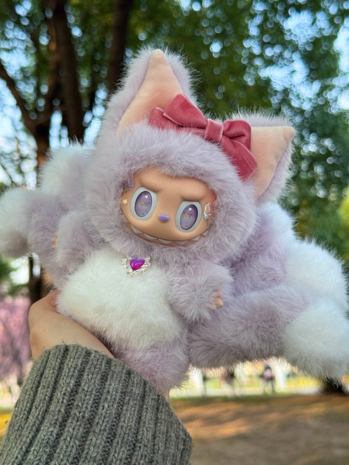 Original Design- Nine-Tailed Fox-7 colors|Handmade Modification labubu Doll