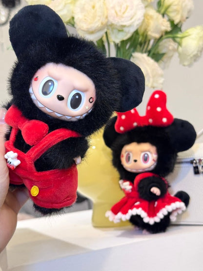 Original Design- Mickey Couple |Handmade Modification labubu Doll