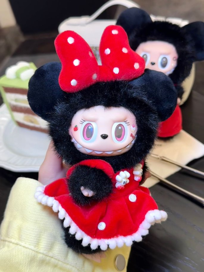 Original Design- Mickey Couple |Handmade Modification labubu Doll