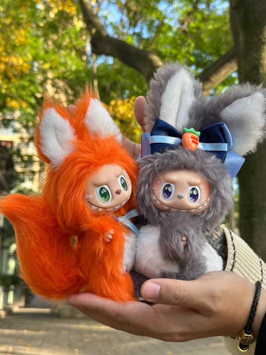 Original Design- Nick the Fox and Officer Judy the Rabbit | Handmade Modification labubu Doll
