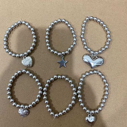 13cm Plush Doll Elastic Pearl Necklace Bead Chain DIY Accessories