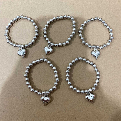 13cm Plush Doll Elastic Pearl Necklace Bead Chain DIY Accessories