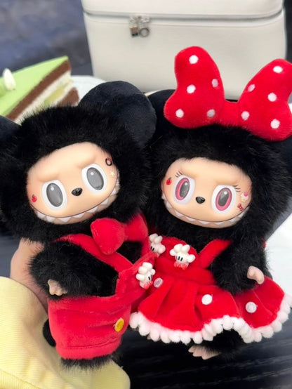 Original Design- Mickey Couple |Handmade Modification labubu Doll