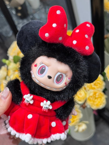 Original Design- Mickey Couple |Handmade Modification labubu Doll