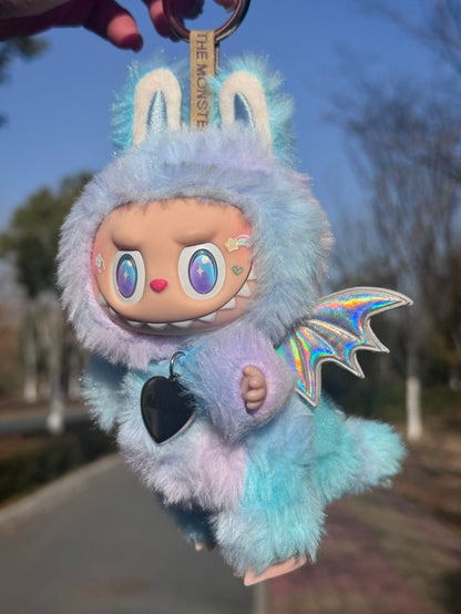 Original Design- Love Rainbow1.0- Blue& Purple& Pink|Handmade Modification labubu Doll