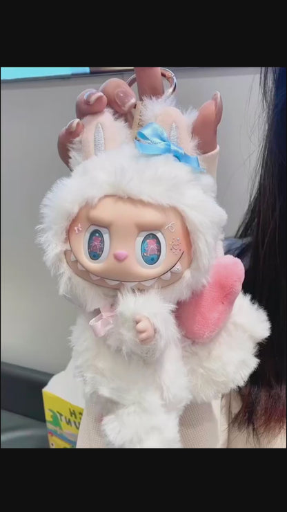 Original Design- Cream Puff Bear Bear Series |Handmade Modification labubu Doll