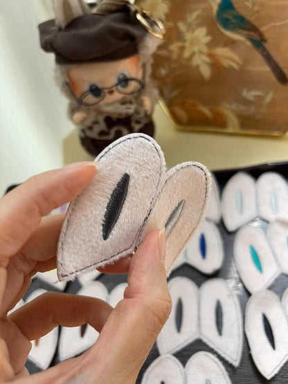 Embroidered Ears, Handmade Doll Decoration Materials